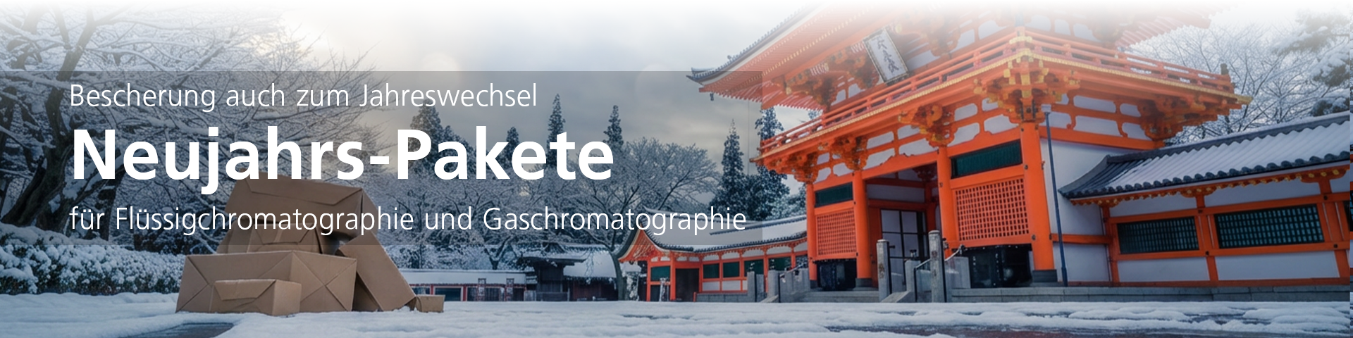 Neujahrs-Pakete von Shimadzu