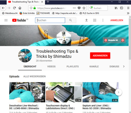 Shimadzu YouTube-Kanal