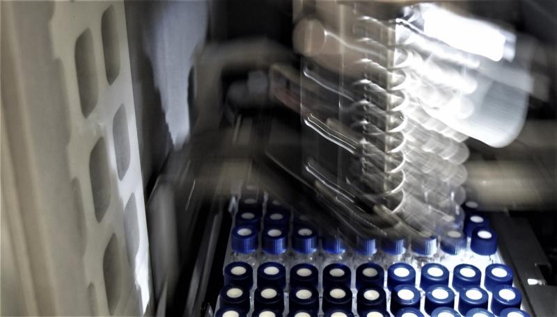 Autosampler der Nexera in Aktion