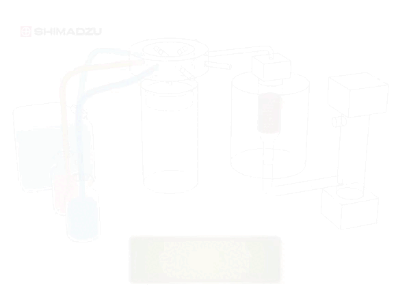 Schematischer Ablauf einer NPOC-Analyse im TOC-L