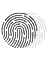 Fingerabdruck-Piktogramm