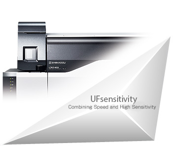 Shimadzu Ultra Fast Mass Spectrometry Technologie UFsensitivity für das TQ MS Tandem-MS Triple Quad LCMSMS Massenspektrometer LCMS-8050